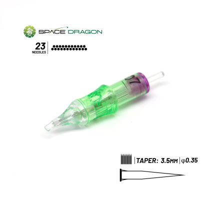 Spacedragon SP6 #12 0.35mm Magnum1 Tattoo Needle Cartridges