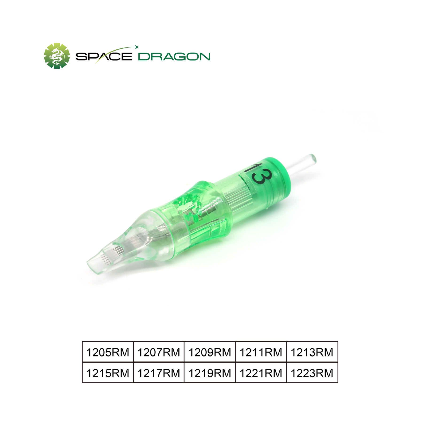 Spacedragon SP6 #12 0.35mm Round Magnum Tattoo Needle Cartridges