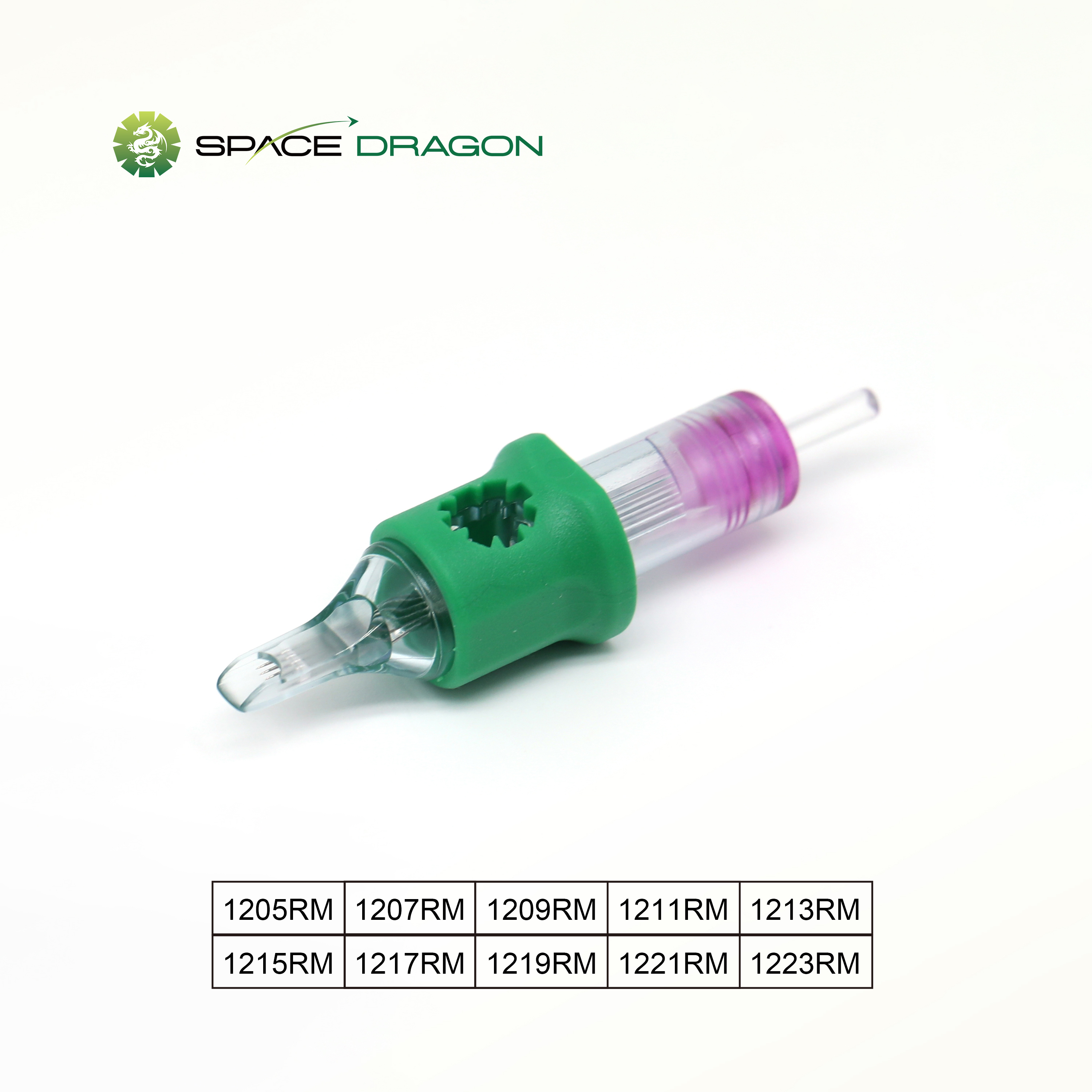 SpaceDragon SP4 #12 0.35mm Round Magnum Tattoo Needle Cartridges