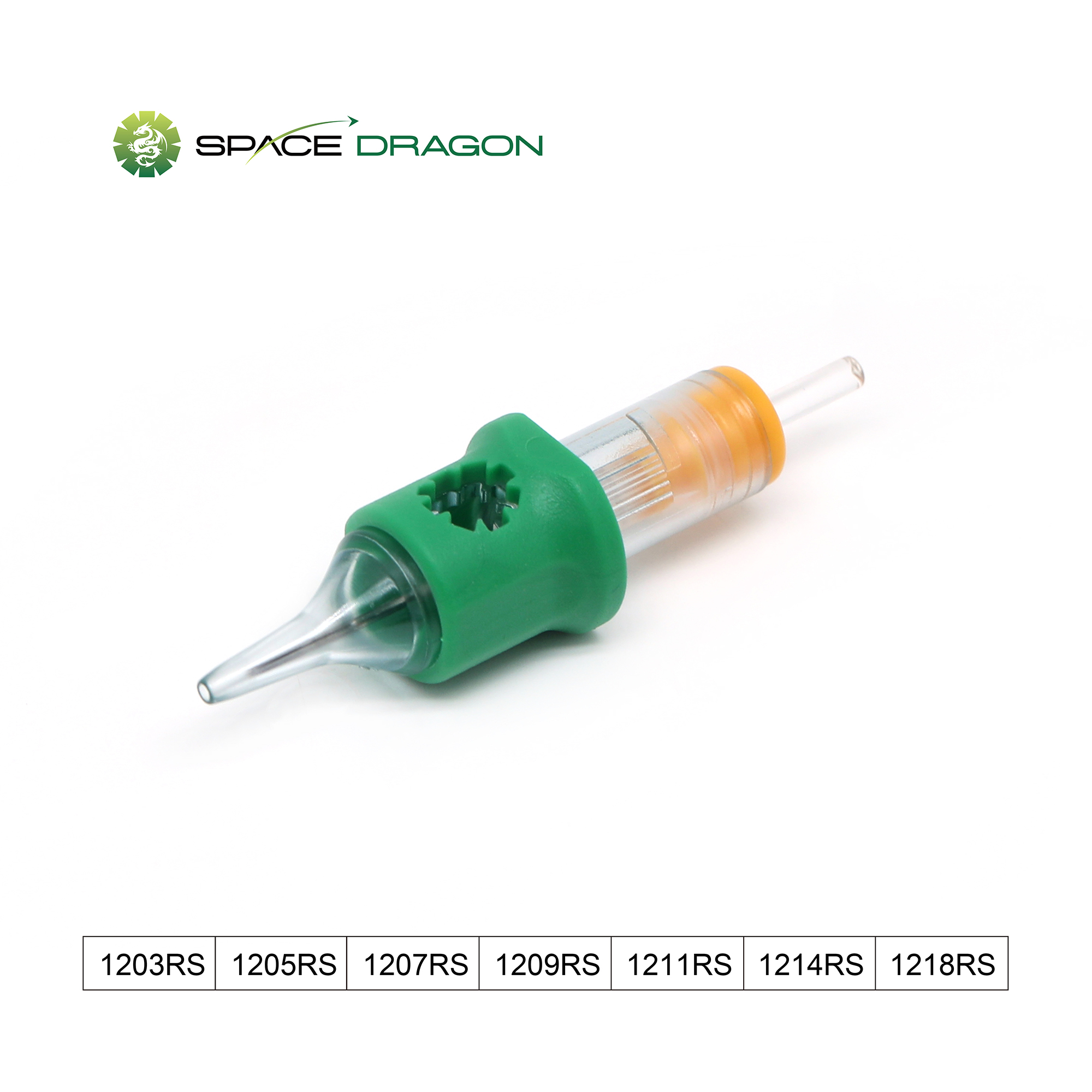 SpaceDragon SP4 #12 0.35mm Round Shader Tattoo Needle Cartridges