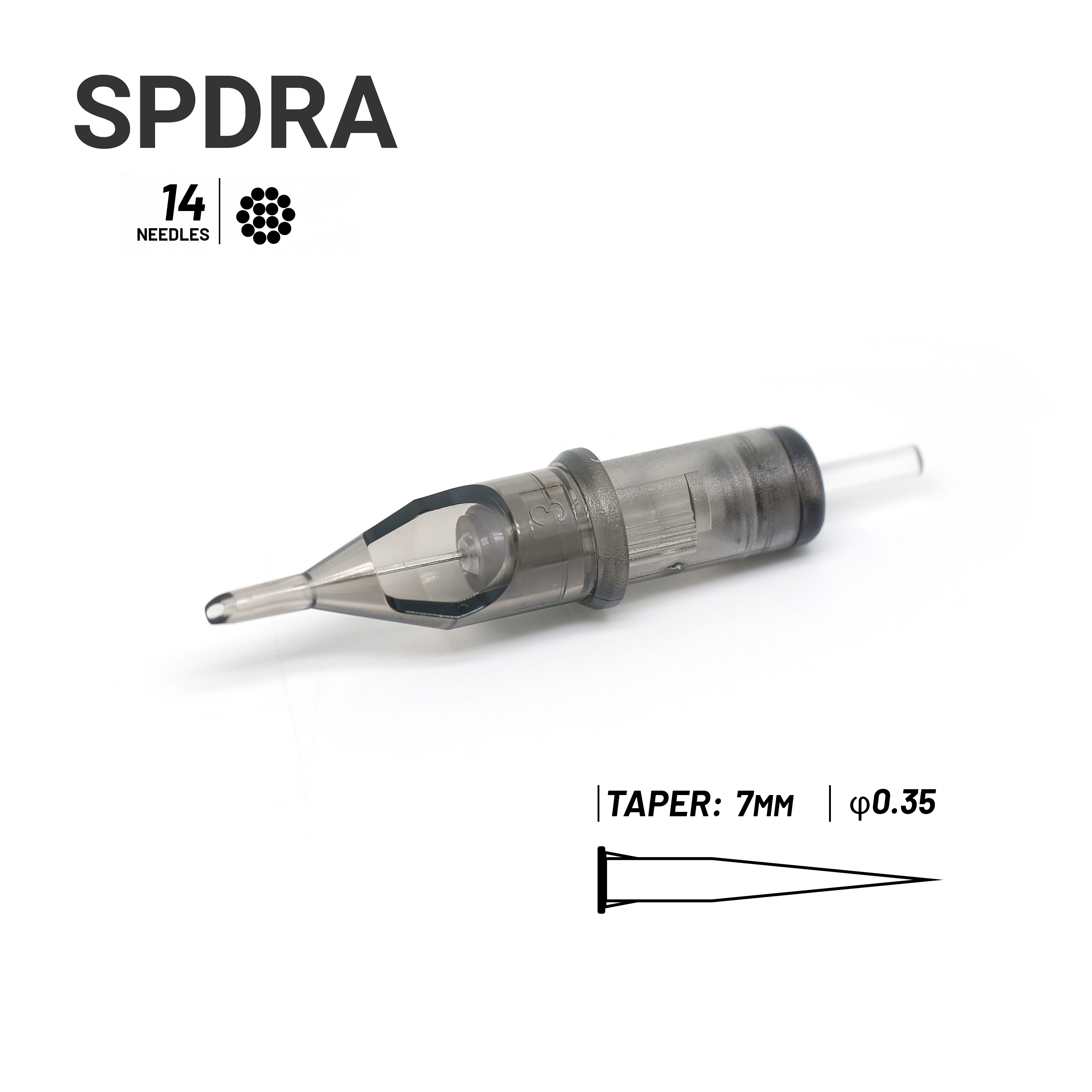 Spdra CM02 Disposable Tattoo Needle Cartridges 