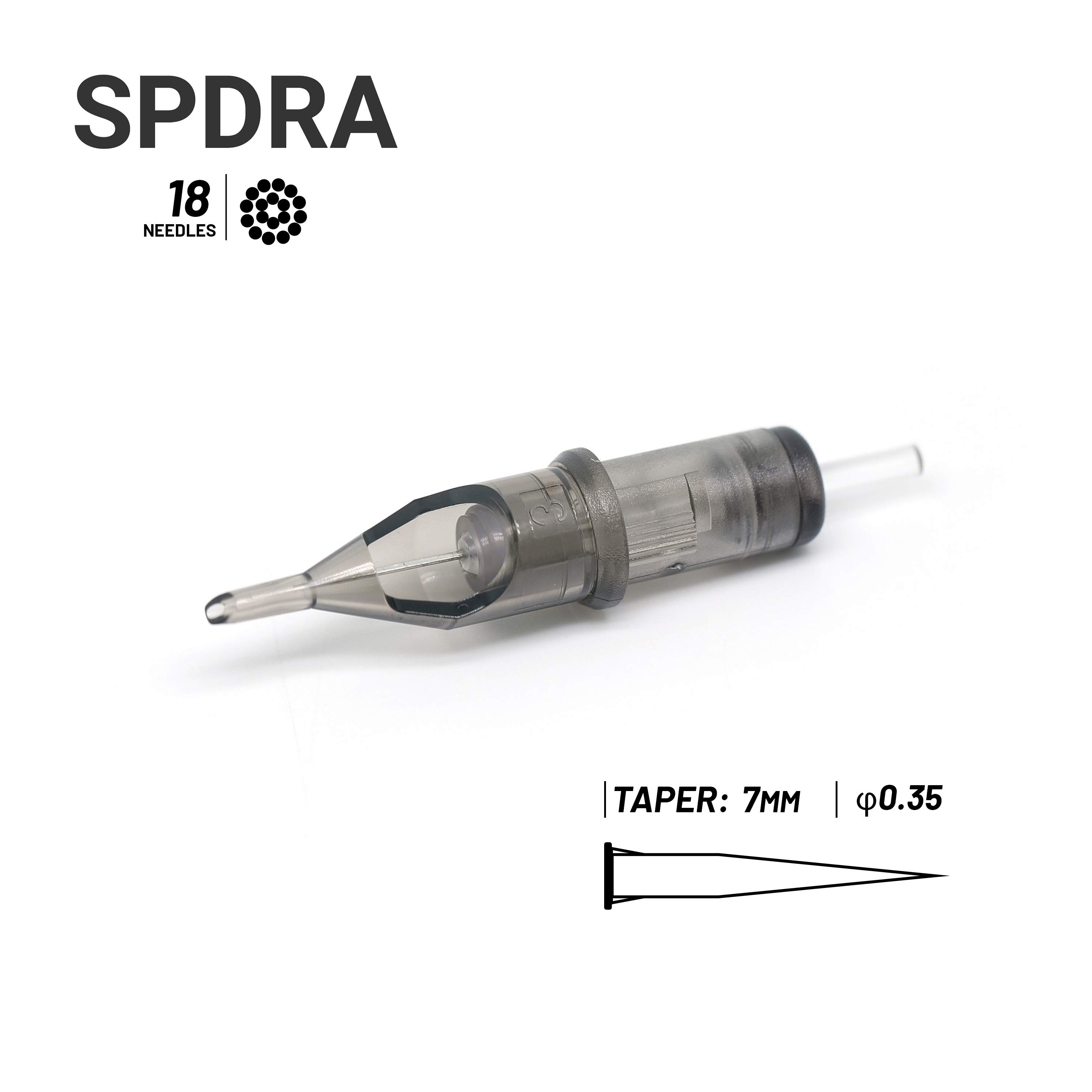 Spdra CM02 Disposable Tattoo Needle Cartridges 