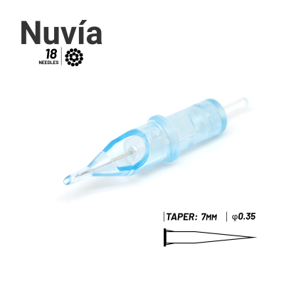 Nuvia CM02 #12 0.35MM  Round Liner Tattoo Needle Cartridges
