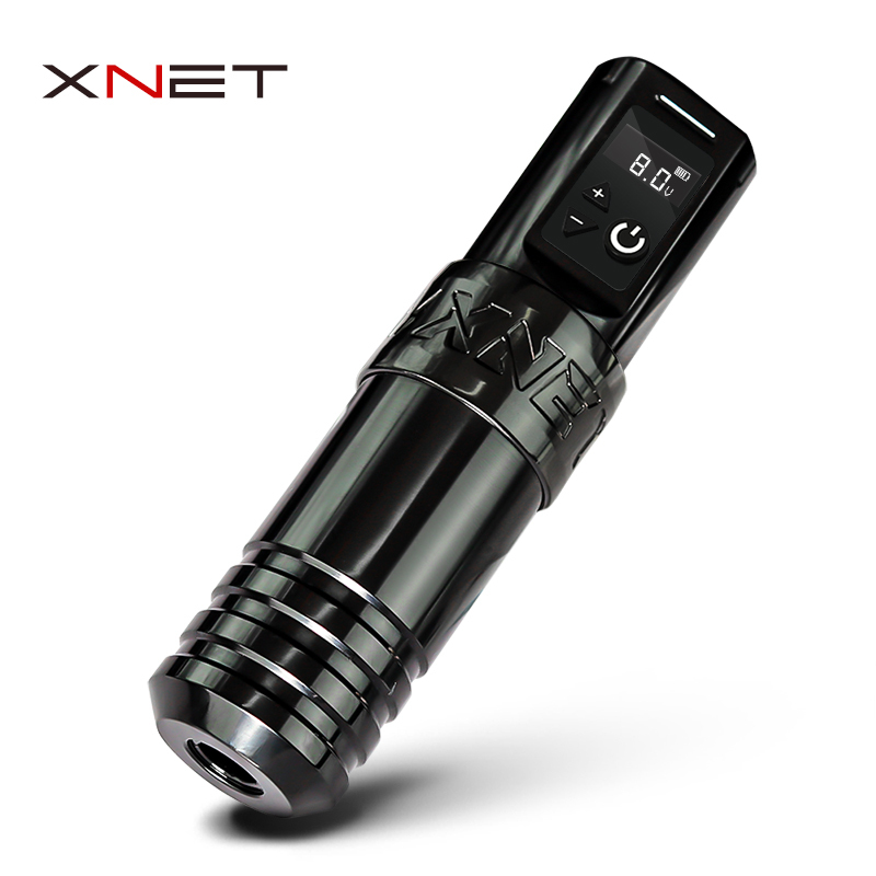 Xnet Torch Rotary Tattoo Machine with Extra Battery 2400mAh Capacity Black