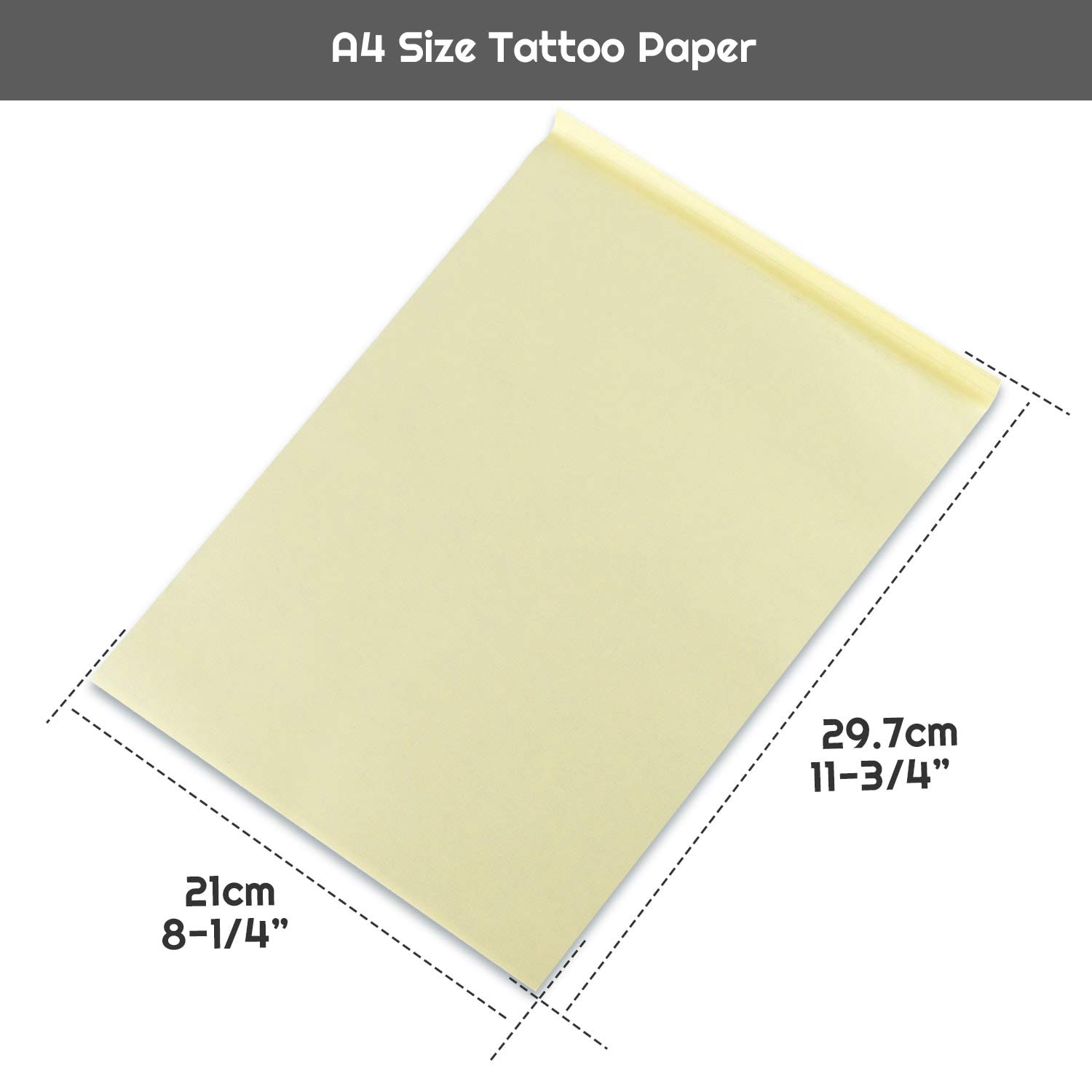 100 Sheets Tattoo Stencil Transfer Paper for Tattooing Blue