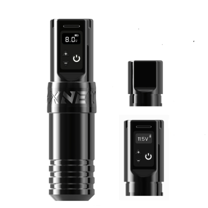 Xnet Torch Rotary Tattoo Machine with Extra Battery 2400mAh Capacity Black