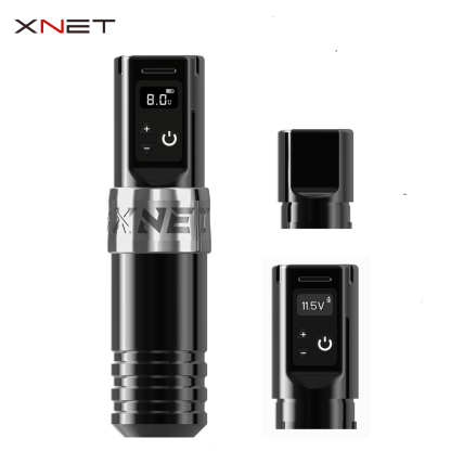 Xnet Torch Rotary Tattoo Machine with Extra Battery 2400mAh Capacity  siliver