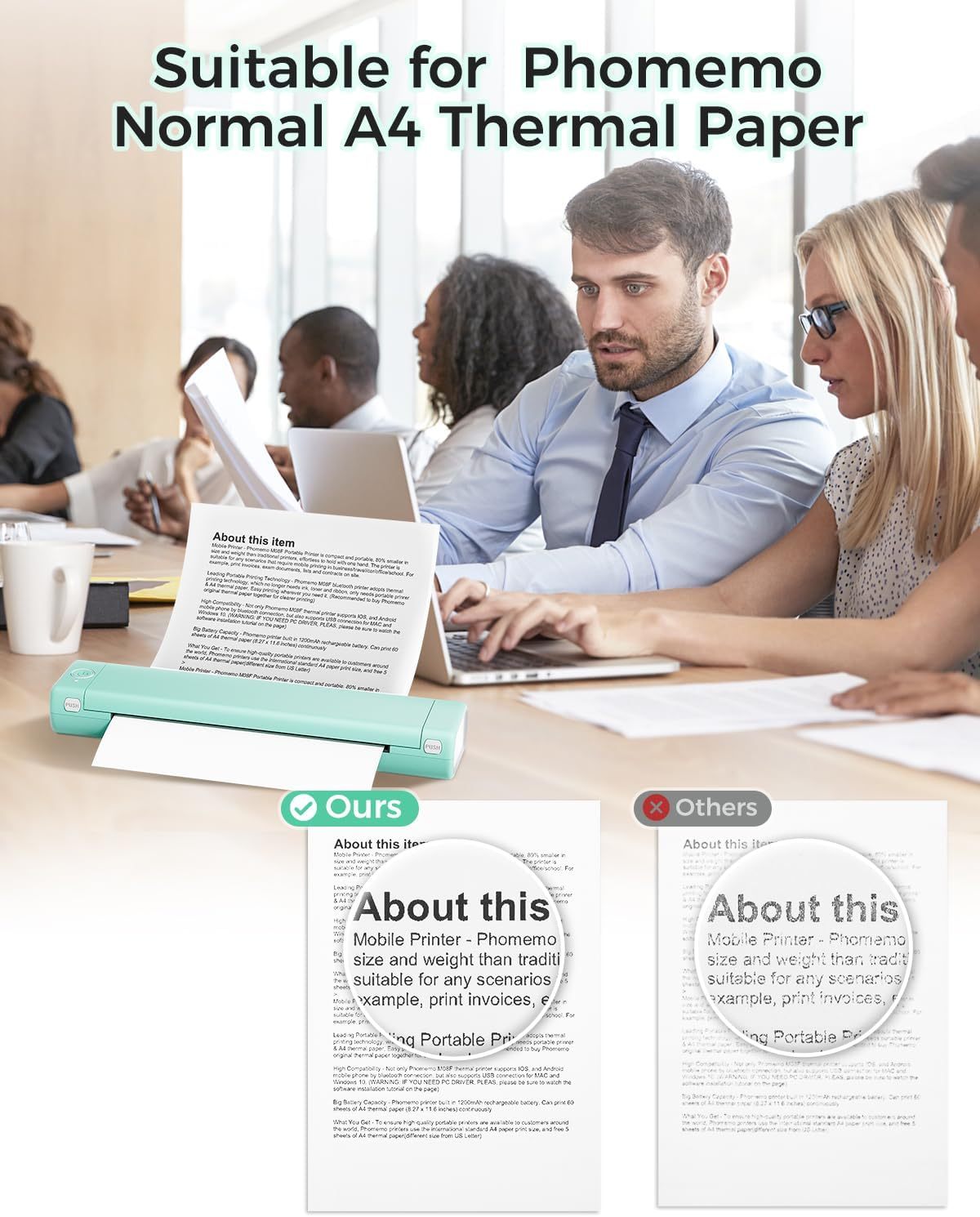 Phomemo M08F Wireless Tattoo Transfer Stencil Printer
