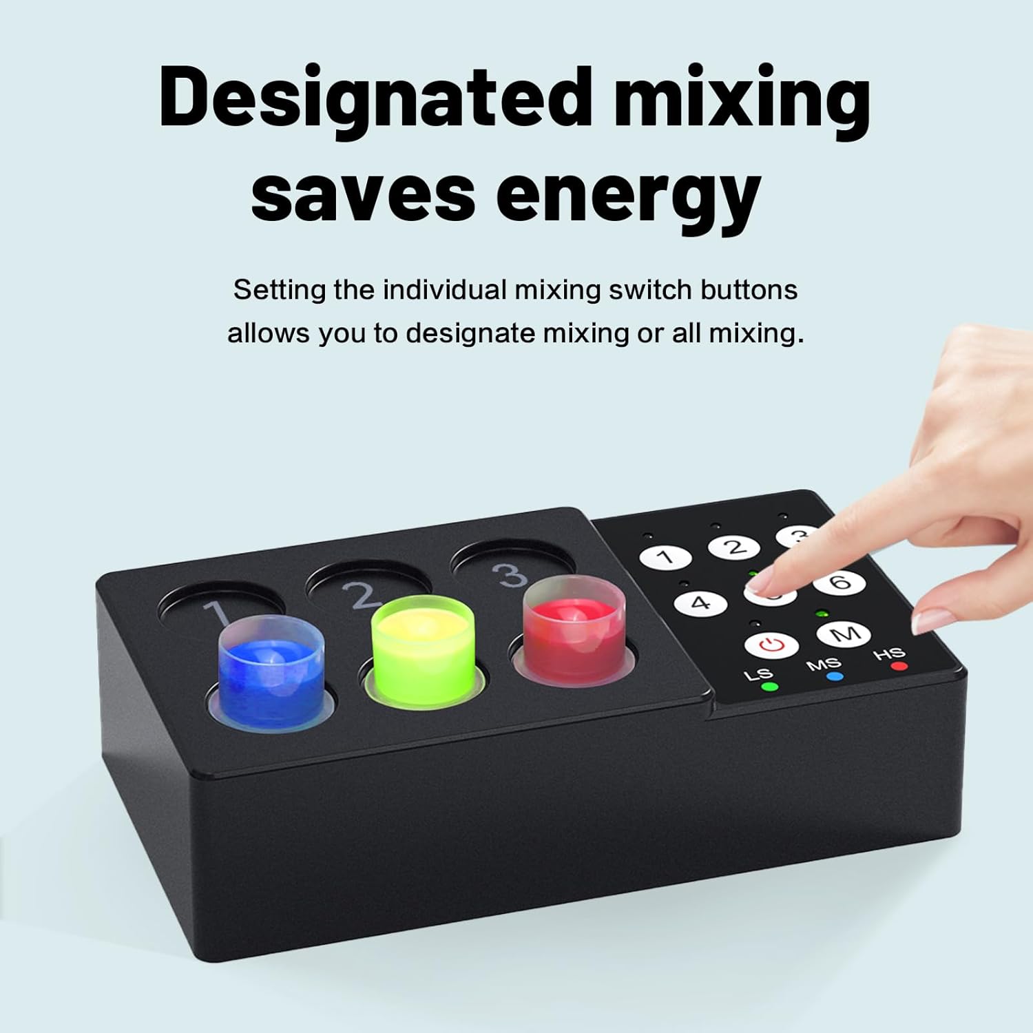 Tattoo Ink Mixer - Adjustable Speed Magnetic Stirring for Pigment, Color Makeup, Lab