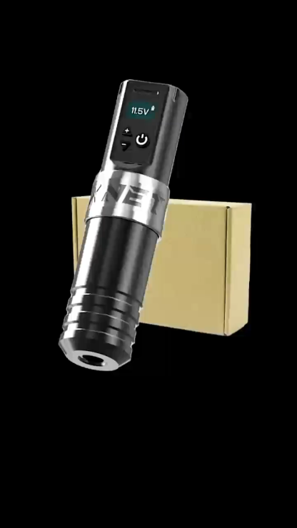 Xnet Torch Rotary Tattoo Machine with Extra Battery 2400mAh Capacity Black