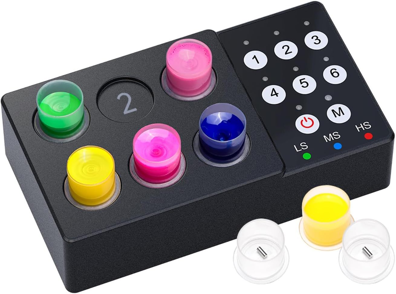 Tattoo Ink Mixer - Adjustable Speed Magnetic Stirring for Pigment, Color Makeup, Lab