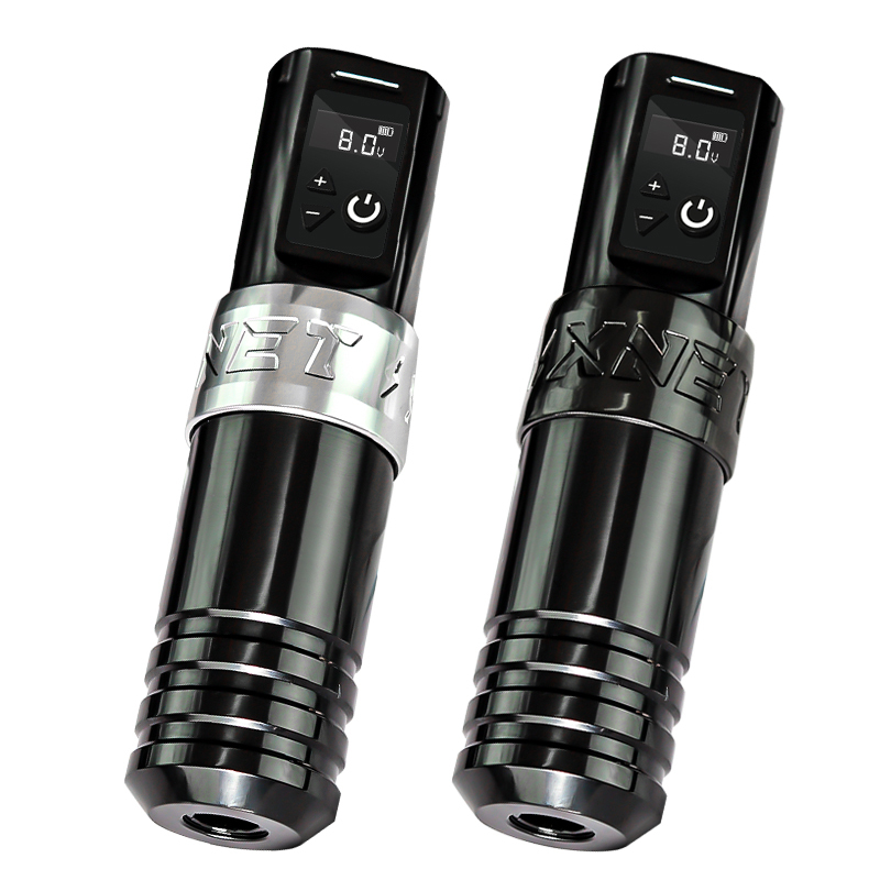 Xnet Torch Rotary Tattoo Machine with Extra Battery 2400mAh Capacity Black