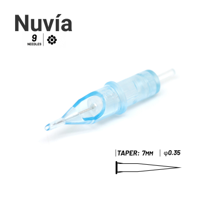 Nuvia CM02 #12 0.35MM  Round Liner Tattoo Needle Cartridges