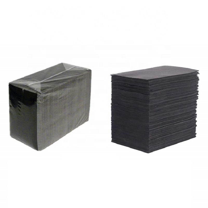 Disposable Dental Bibs Sheets Cloths, Tattoo Table Covers Clean Pad,Underpad Hygiene Personal Tattoo Bib Waterproof Tattoo TableCloth Tattoo Supply Sheet, 125pcs13" X 18" (Black) (125 Pcs)