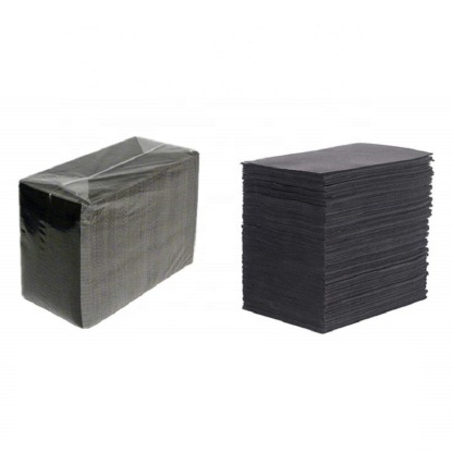 Disposable Dental Bibs Sheets Cloths, Tattoo Table Covers Clean Pad,Underpad Hygiene Personal Tattoo Bib Waterproof Tattoo TableCloth Tattoo Supply Sheet, 125pcs13" X 18" (Black) (125 Pcs)