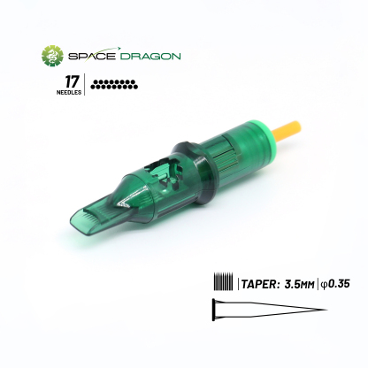 SpaceDragon SP3 #12 0.35mm Magnum1 Tattoo Needle Cartridges