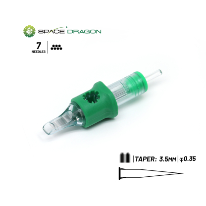 SpaceDragon SP4 #12 0.35mm Magnum1 Tattoo Needle Cartridges