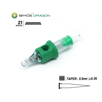 SpaceDragon SP4 #12 0.35mm Magnum1 Tattoo Needle Cartridges
