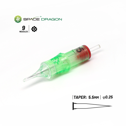 Spacedragon SP6 #08 0.25MM Round Liner Tattoo Needle Cartridges
