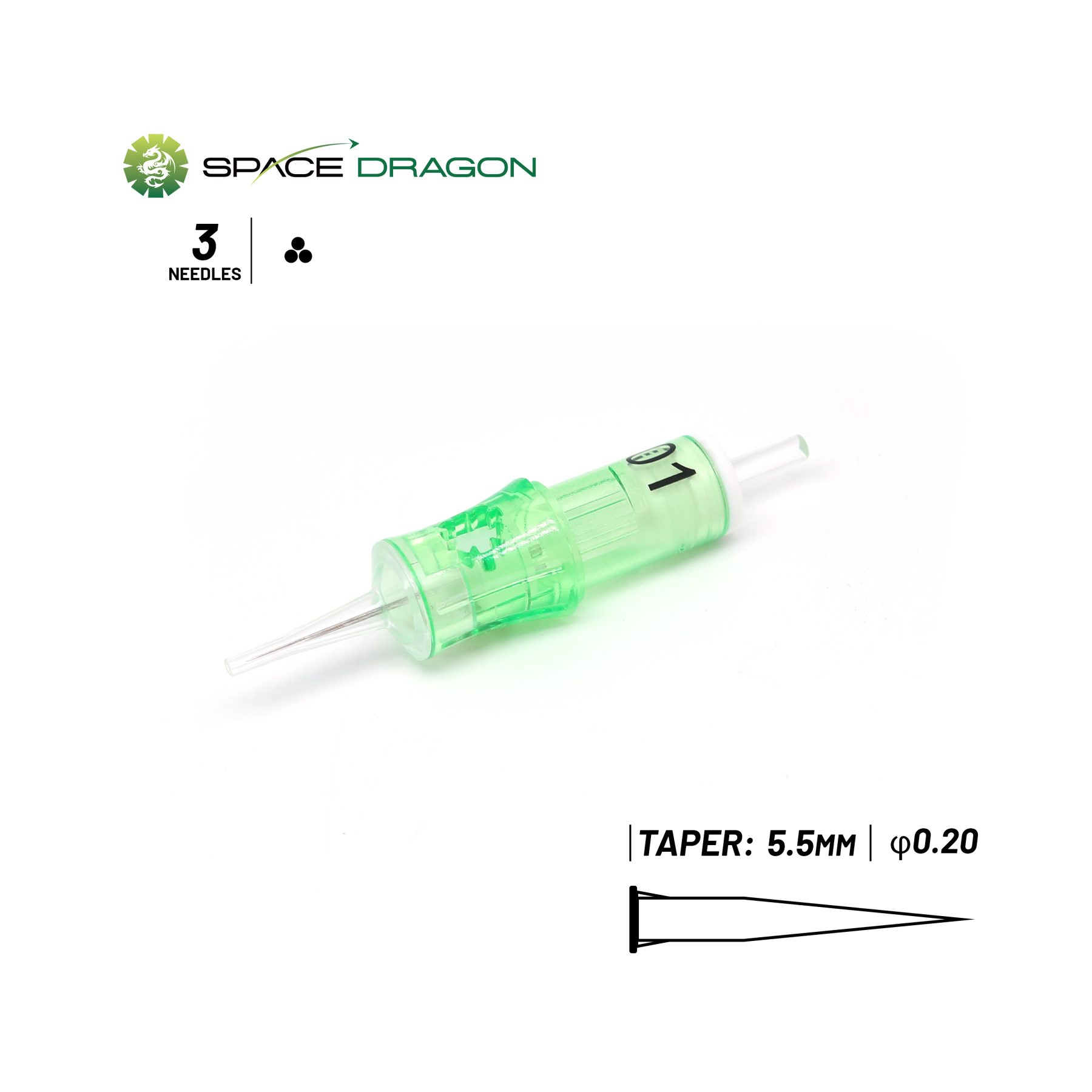 Spacedragon SP6-PMU #04 #06#8#10#12 Round Liner Permanent Makeup Needle Cartridge