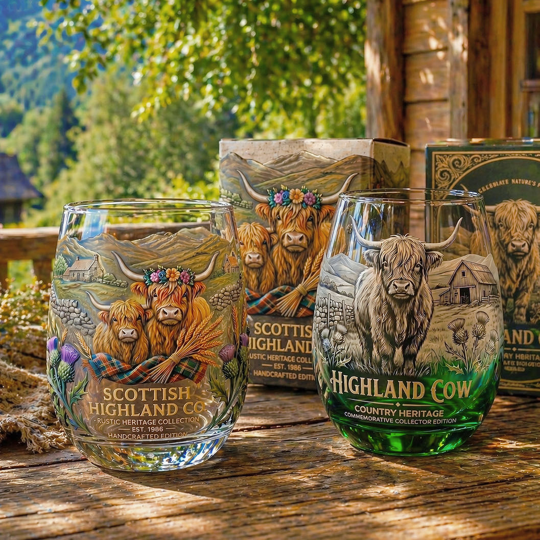 🥃 The Highland Cow Legacy Tumbler — Where craft meets calm
