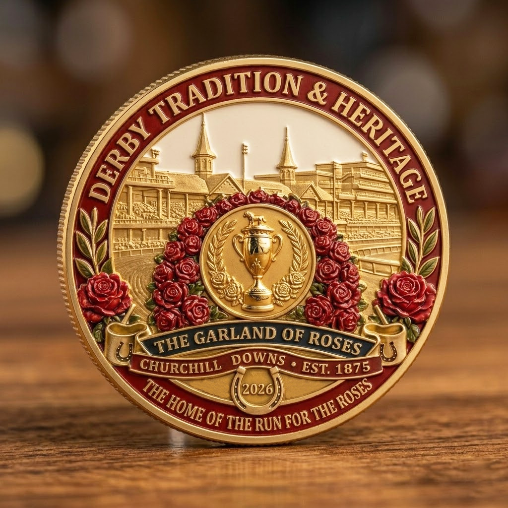 Golden Tempo’s Glory:The 152nd Kentucky Derby Champion Commemorative Coin