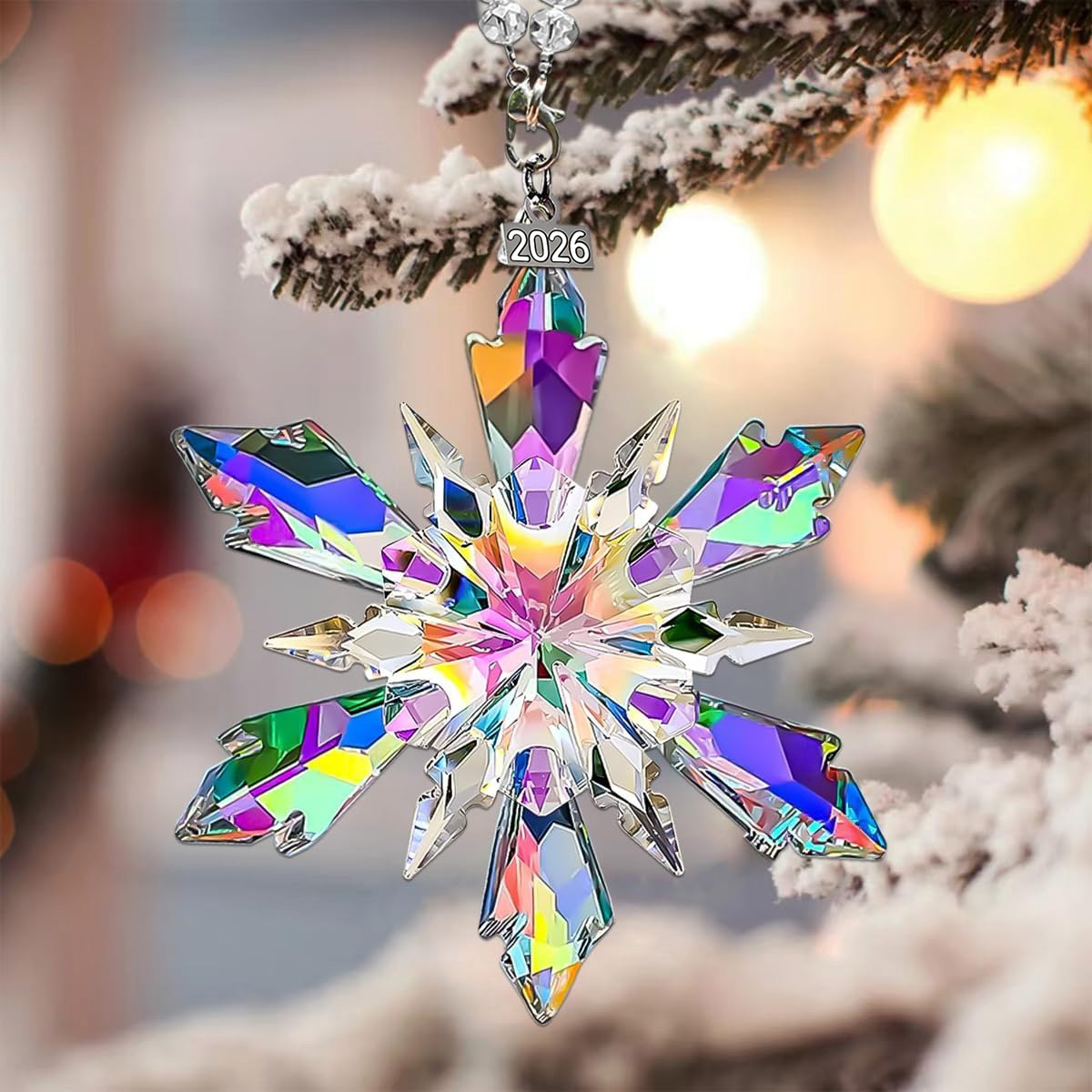🏆New Year 49% OFF💖 Crystal Snowflake Ornament – The Perfect Valentine’s Gift 💖
