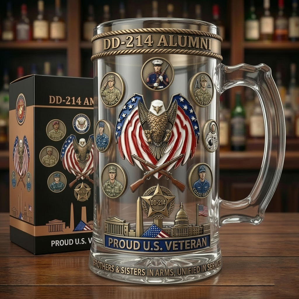 Last Day, Half Price 🦅 DD-214 Veteran Legacy Glass