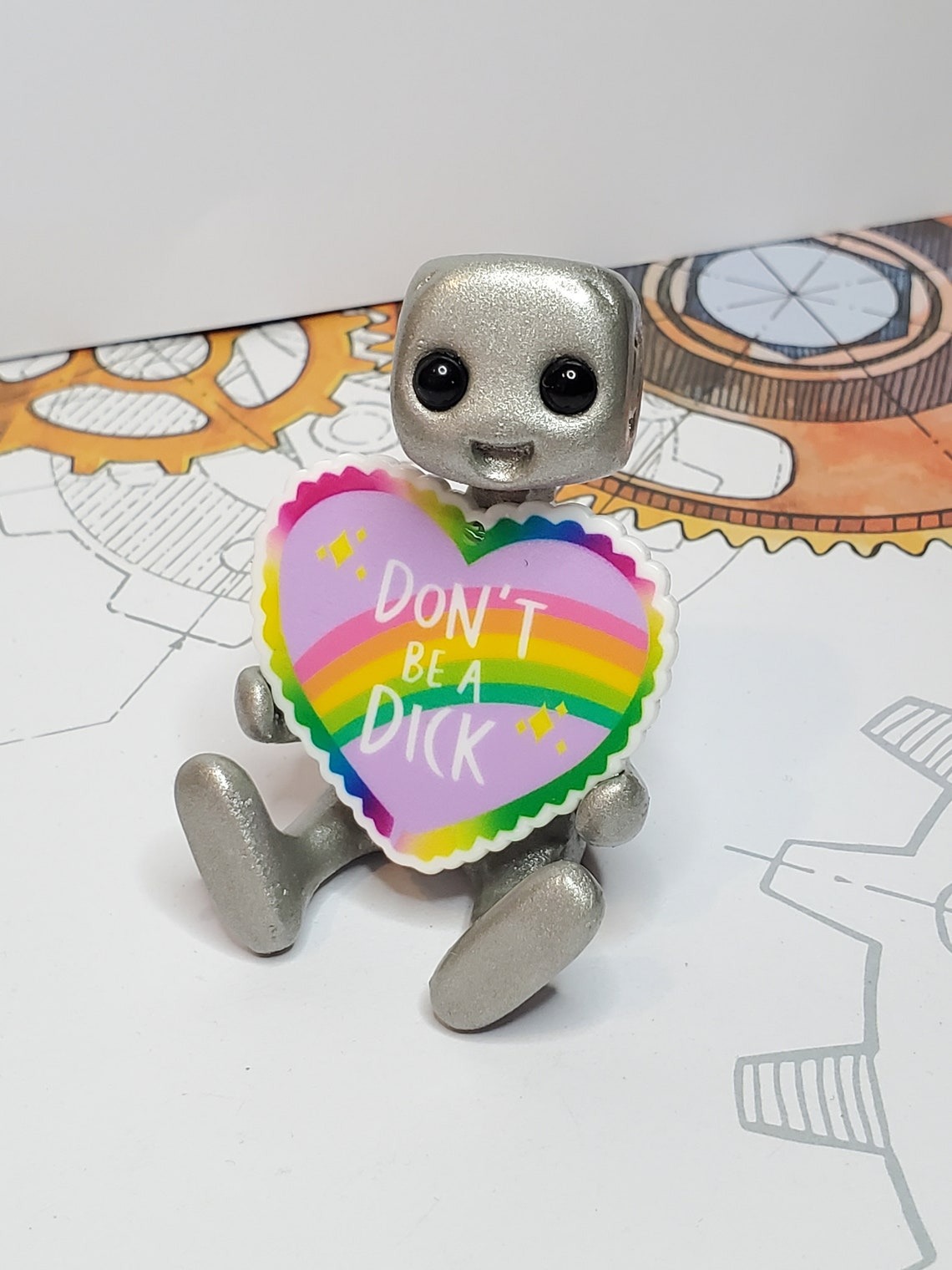 Mental Health Robot Figurine