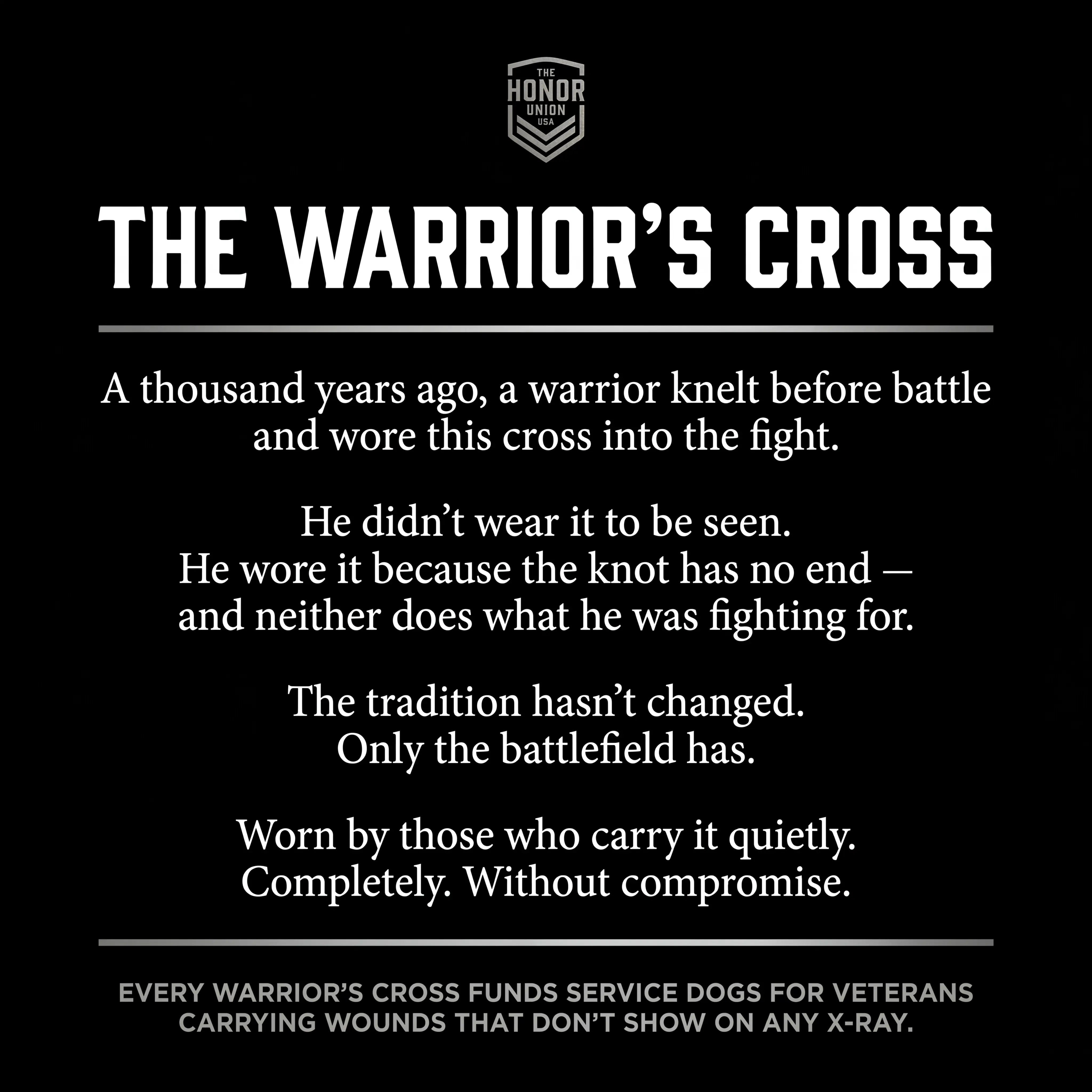 🔥Last Day Sale 49% OFF -✝️The Warrior's Cross