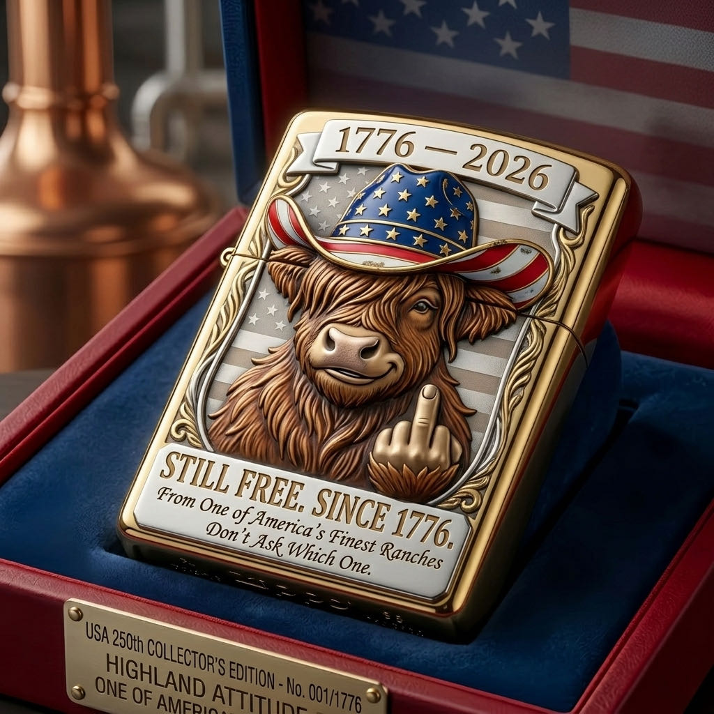 🐮 Highland Attitude Lighter – 250th Anniversary Edition