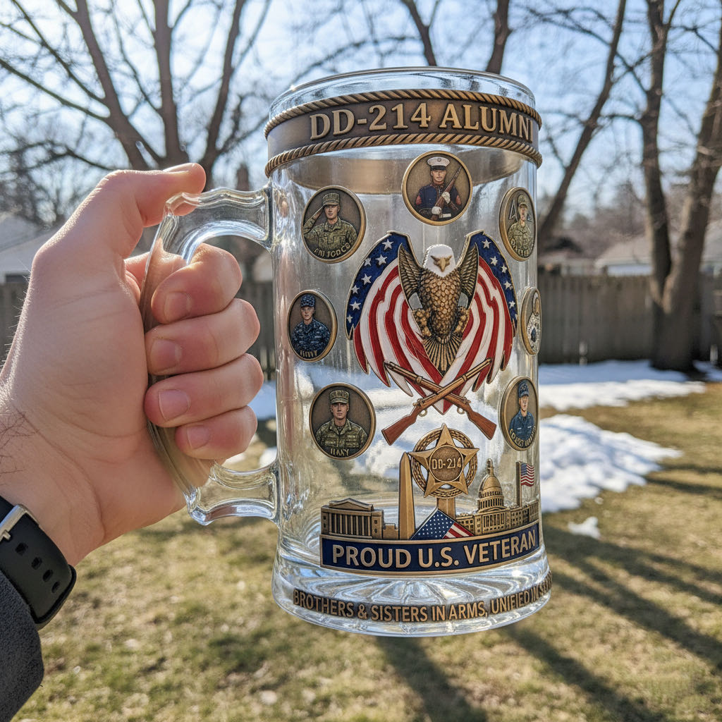Last Day, Half Price 🦅 DD-214 Veteran Legacy Glass