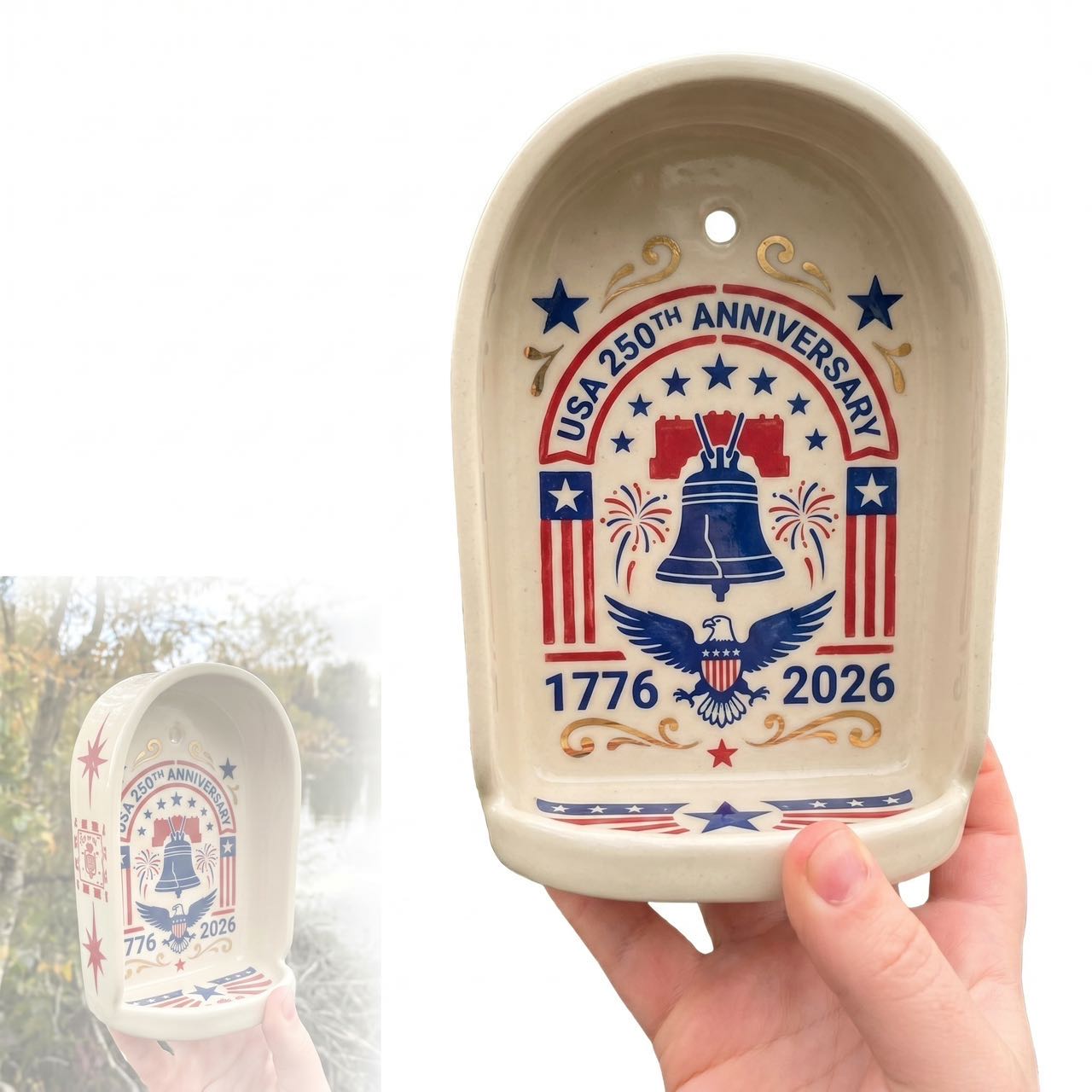 🔥 1776–2026 Freedom Tribute Candle Holder – Limited 250th Anniversary Edition