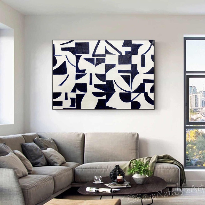 Geometric Abstract Painting-JH002