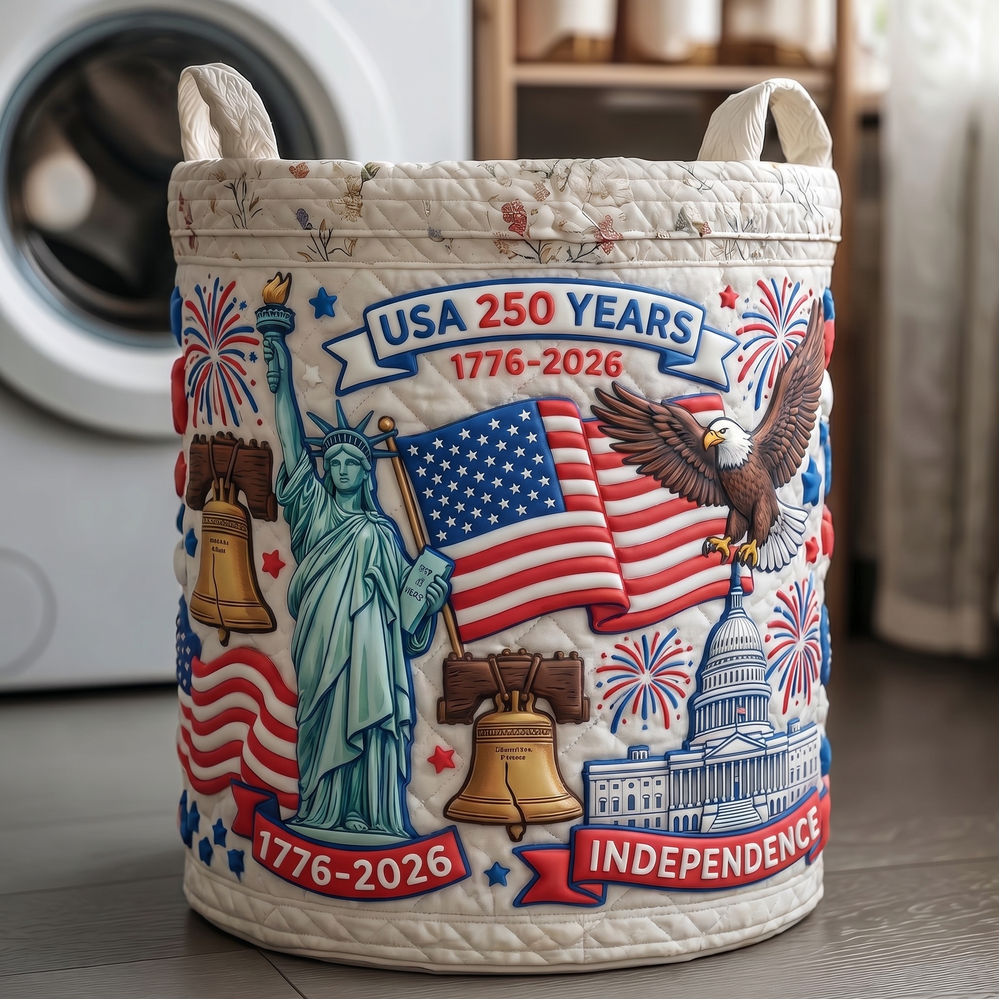 USA 250th Anniversary Heritage Storage Basket