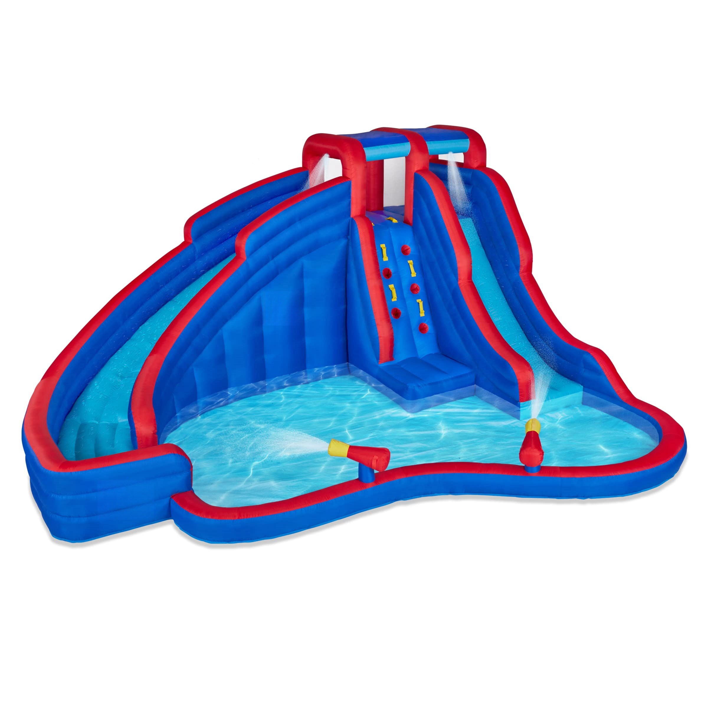 🏊‍Ultimate Splash Zone: Double Dip Inflatable Water Slide Par