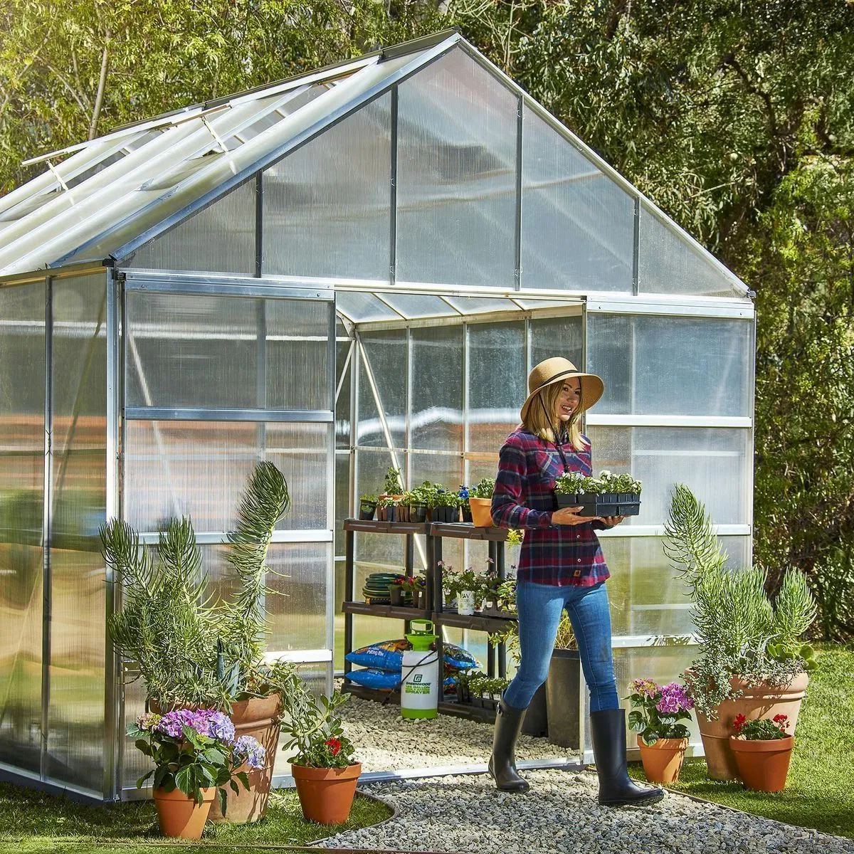 10 ft. x 12 ft. Greenhouse with 4 Vents⭐⭐⭐⭐⭐