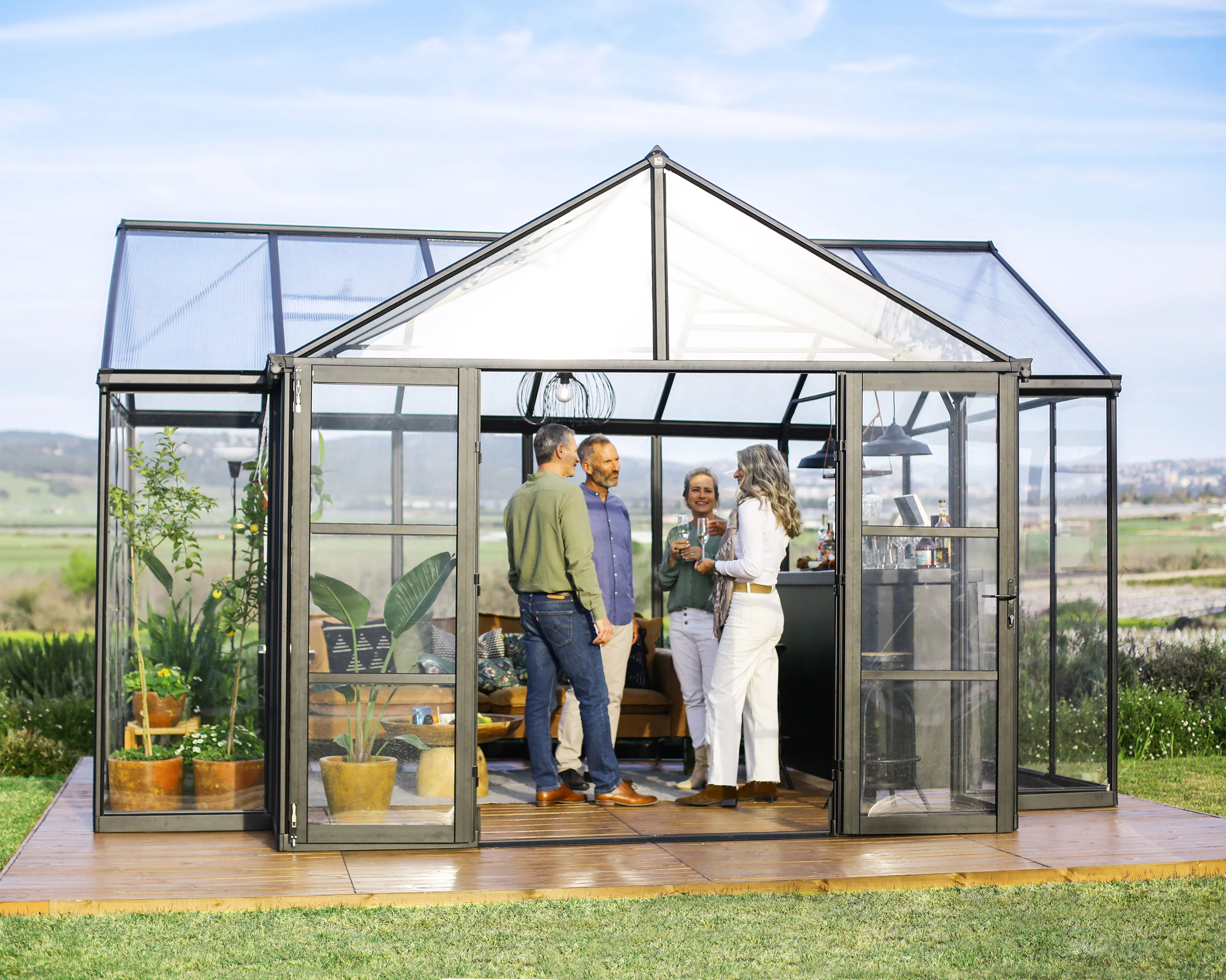 🌱Canopia Chalet 12' x 10' Greenhouse