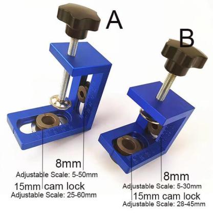 TrekDrill Precision Cam Lock Jig Cam Connector Jig for Furniture  Connecting