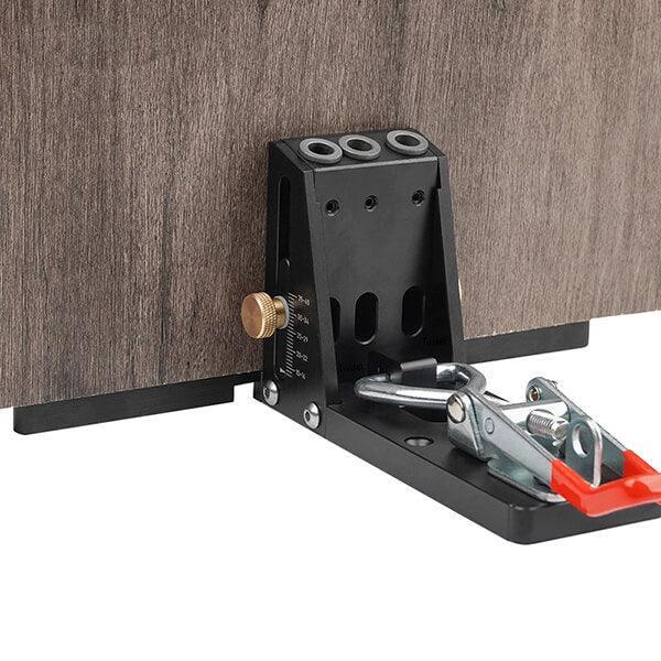 TrekDrill Classic Pocket Hole Jig Kit System with Drill Bit and Accessories