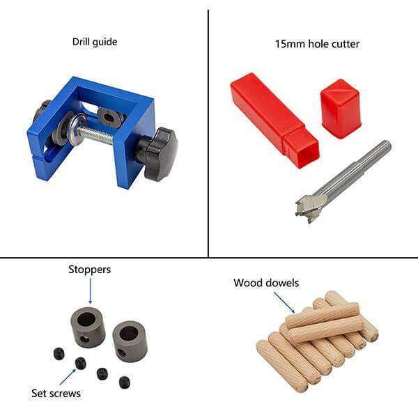 TrekDrill Precision Cam Lock Jig Cam Connector Jig for Furniture  Connecting