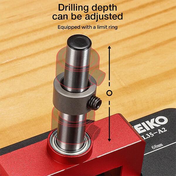 Precision 35MM Hinge Boring Jig Concealed Hinge Hole Drill Guide