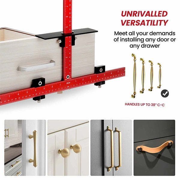 TrekDrill Cabinet Hardware Jig Drawer Handle Jig - 600mm/24in Extended