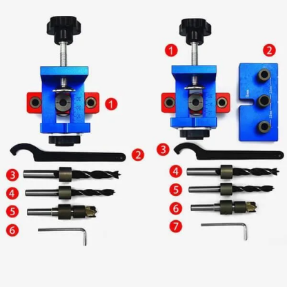 Peckerhardware Precision 3 in 1 Doweling Jig Kit System