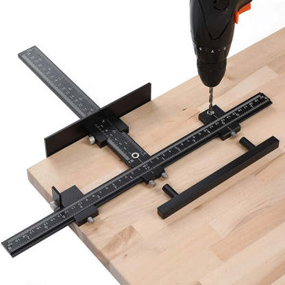 TrekDrill Pro Cabinet Hardware Jig Adjustable Drill Guide for Handle and Knob