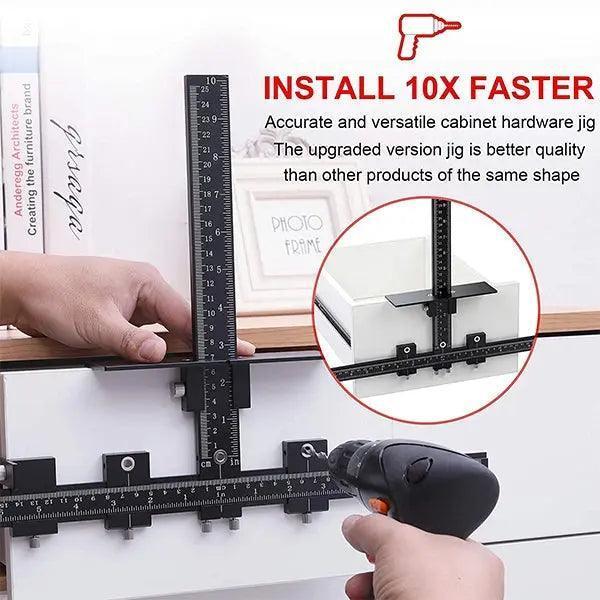 TrekDrill Pro Cabinet Hardware Jig for Handle and Knob