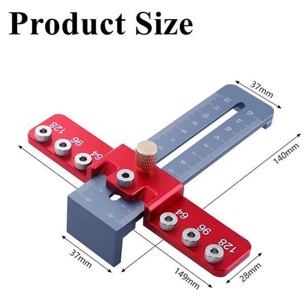 TrekDrill Drill Guide Jig for Cabinet Handle and Knob