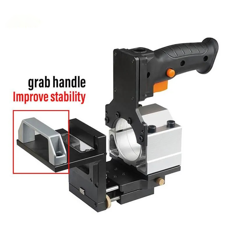 TrekDrill Router Mortising Jig Loose Tenon Joinery System Adjustable Trim Router Holder Bracket