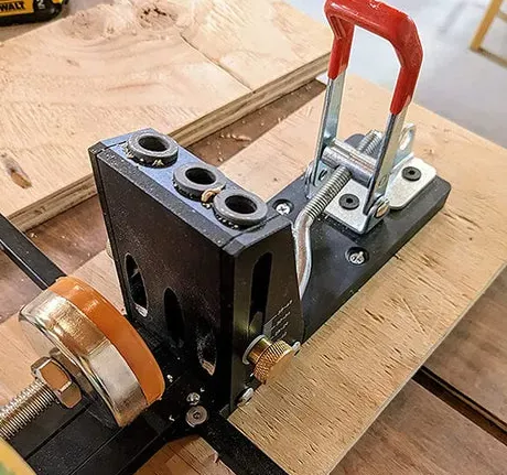 TrekDrill Classic Pocket Hole Jig Kit for Joinery Woodworking
