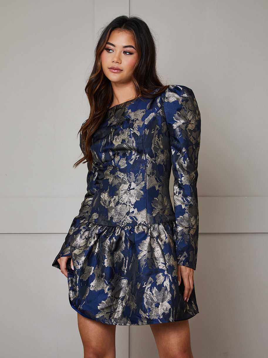 Chi chi jacquard dress hotsell